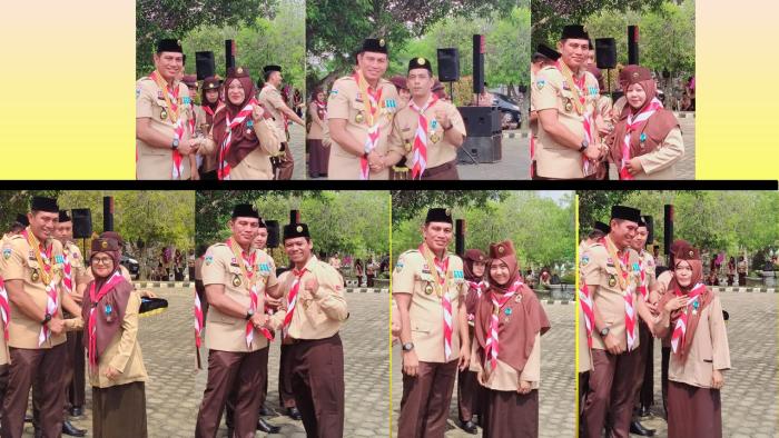 7 orang Pembina Pramuka MTsN 4 Batang Hari mendapat Lencana Pancawarsa