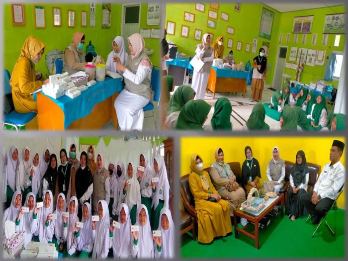 TIM PUSKESMAS PENEROKAN KECAMATAN BAJUBANG KABUPATEN BATANG HARI LAKSANAKAN PROGRAM KESEHATAN KE MTsN 4 BATANG HARI TIM PUSKESMAS PENEROKAN KECAMATAN BAJUBANG KABUPATEN BATANG HARI LAKSANAKAN PROGRAM KESEHATAN KE MTsN 4 BATANG HARI