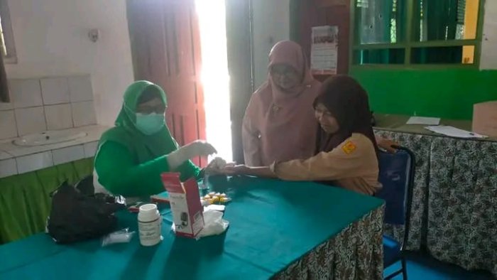 Pemberian Tablet Tambah Darah dan Pemeriksaan HB