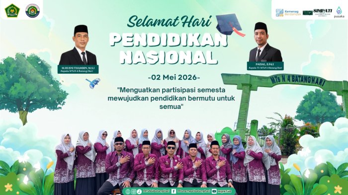 MTsN 4 Batang Hari Rayakan Hardiknas 2026, Semangat Belajar Makin On Fire
