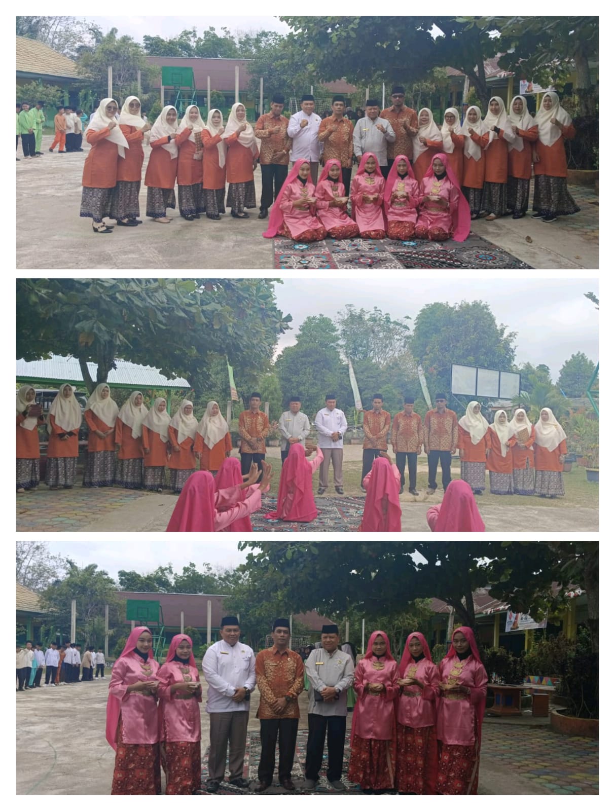 AKSI SISWI MADRASAH MENGAWALI KEGIATAN PEMBINAAN GURU DAN PEGAWAI