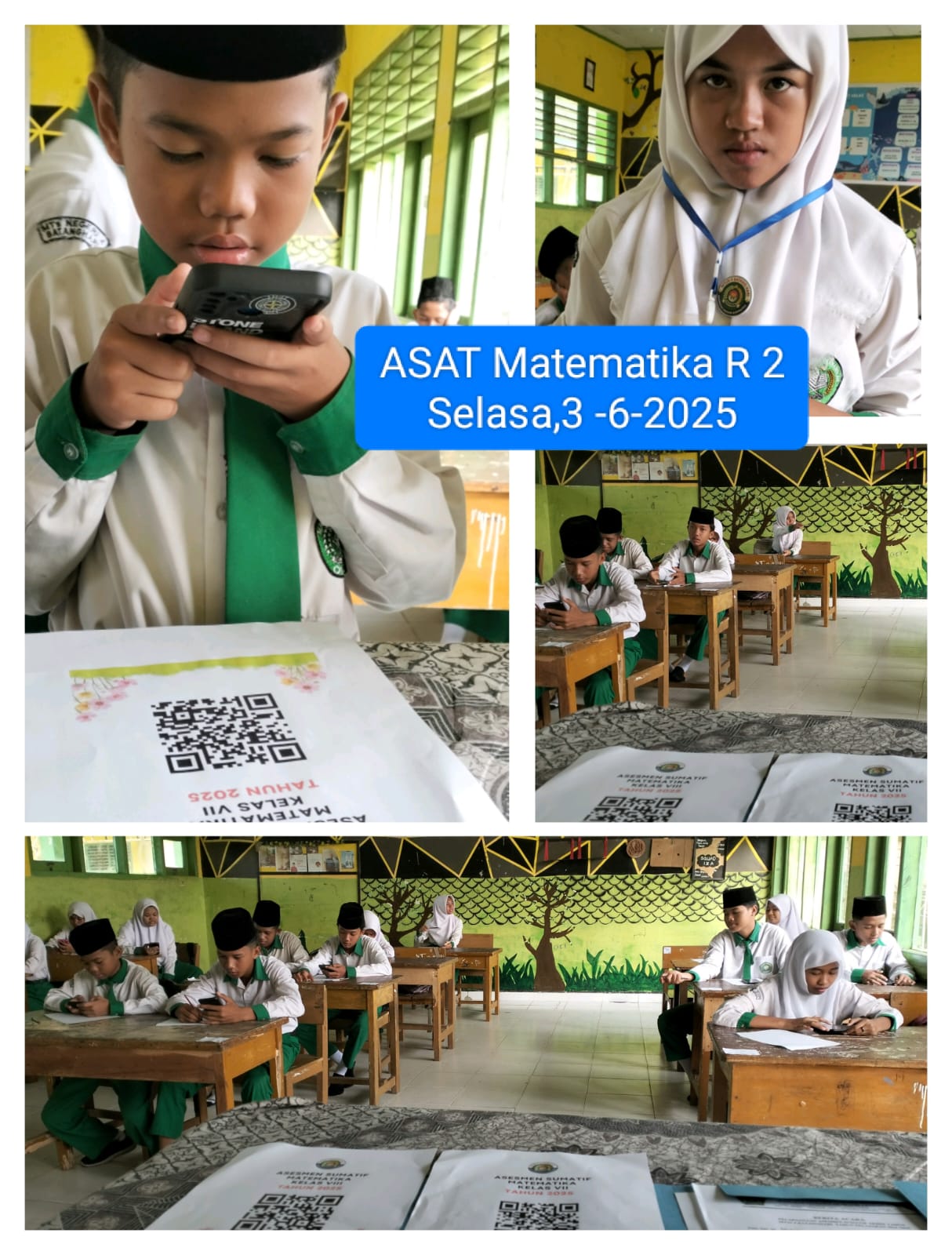 Hari ke Dua,ASAT berjalan dengan lancar dan tertib