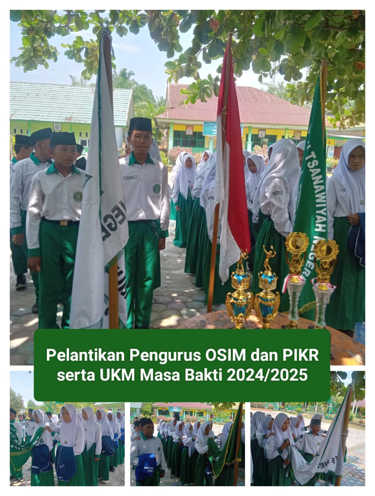 PELANTIKAN PENGURUS OSIM DAN PIKR SERTA UKM MTsN 4 BATANG HARI