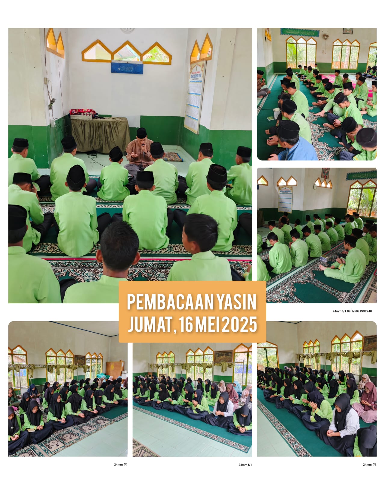 Tingkatkan Spiritualitas, Siswa MTsN 4 Batang Hari Gelar Kegiatan Membaca Surah Yasin Bersama