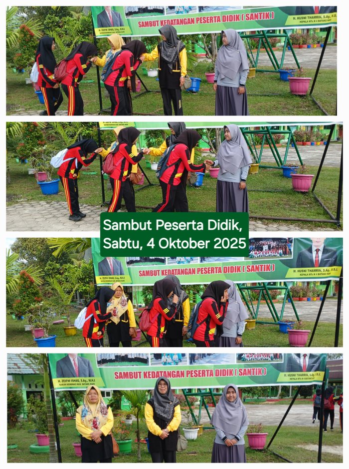 MTsN 4 Batanghari Tetap Melakukan SANTIK Dengan Ramah