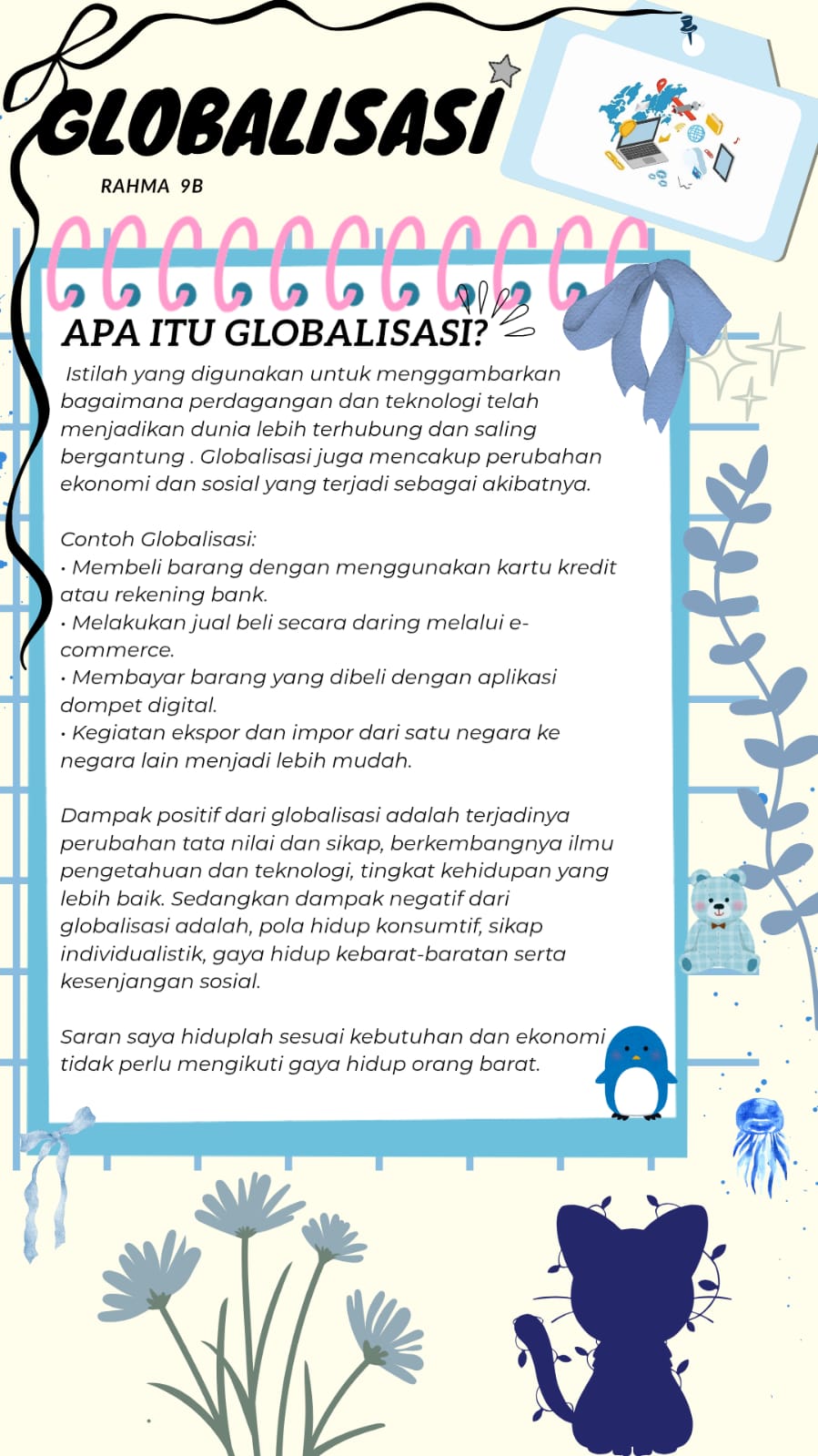 Kelas IX Bekreasi dengan Platform Desain Daring