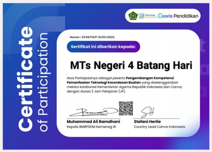 Kementerian Agama Berkolaborasi dengan Canva, Dorong Pengembangan Kompetensi Pemanfaatan Teknologi Kecerdasan Buatan