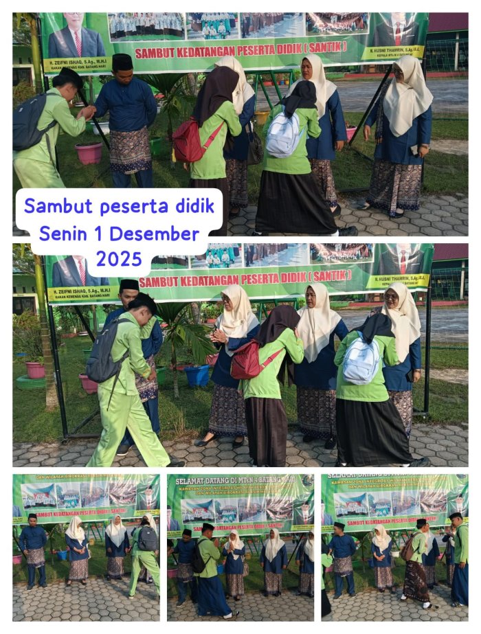 Semangat Budaya dan Akademik: MTsN 4 Batang Hari Sambut Siswa di Hari Perdana ASAS kenakan baju khas Jambi Semangat Budaya dan Akademik: MTsN 4 Batang Hari Sambut Siswa di Hari Perdana ASAS kenakan baju khas Jambi