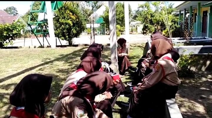 Pramuka MTsN 4 Batanghari Giat Latih Keterampilan, Persiapkan Pengisian SKU