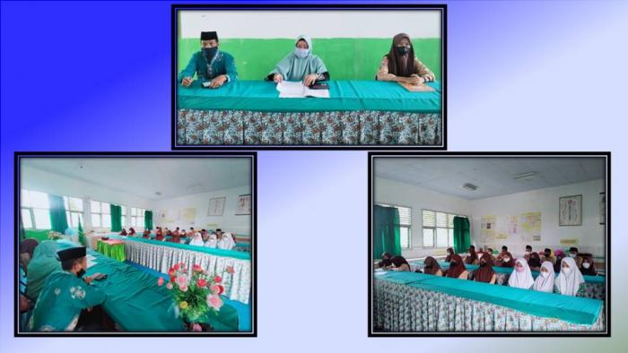 OSIS MTsN 4 Batang Hari Laksanakan Rapat Internal