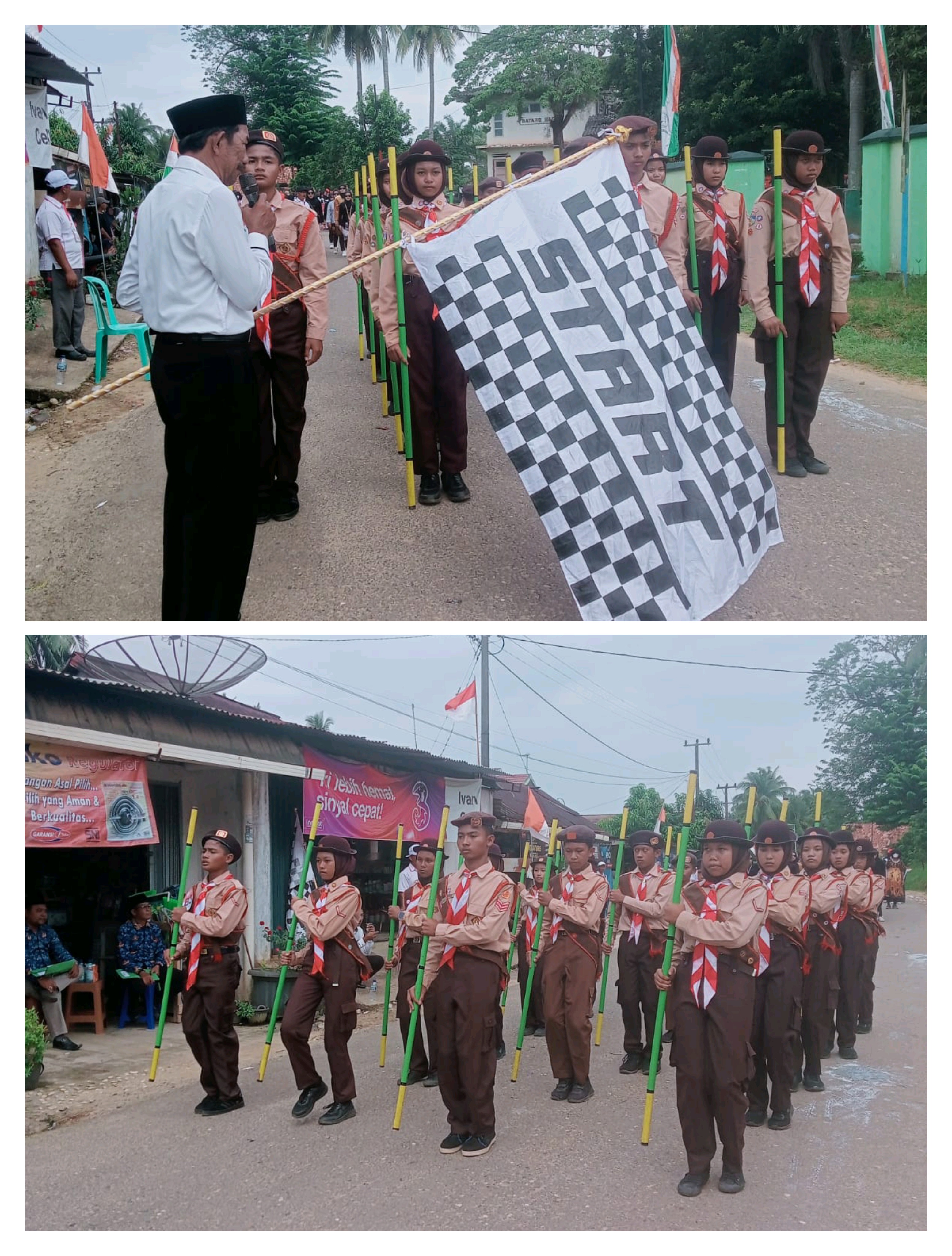 MTsN 4 Batang Hari Raih Juara I LKBB pada Pawai Karnaval HUT RI ke-80 Tingkat Kecamatan Bajubang 
