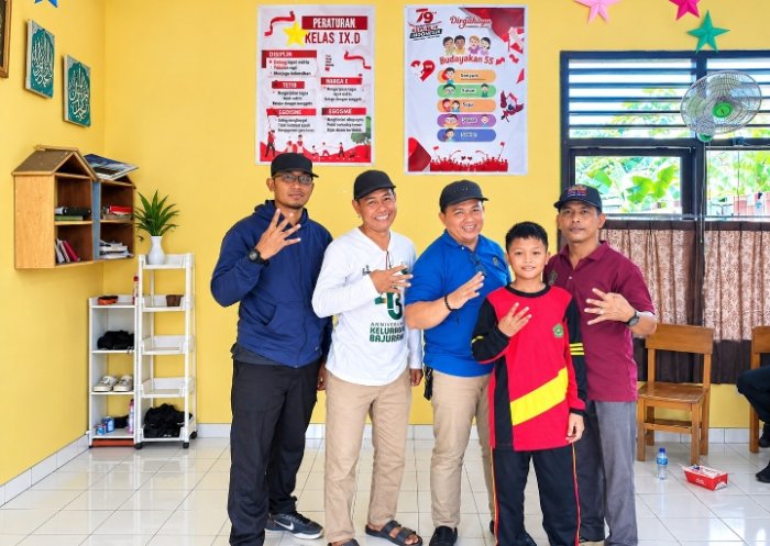 Atlet MTsN 4 Batang Hari Raih Juara Tenis Meja Tunggal Putra Tingkat Kabupaten Batang Hari