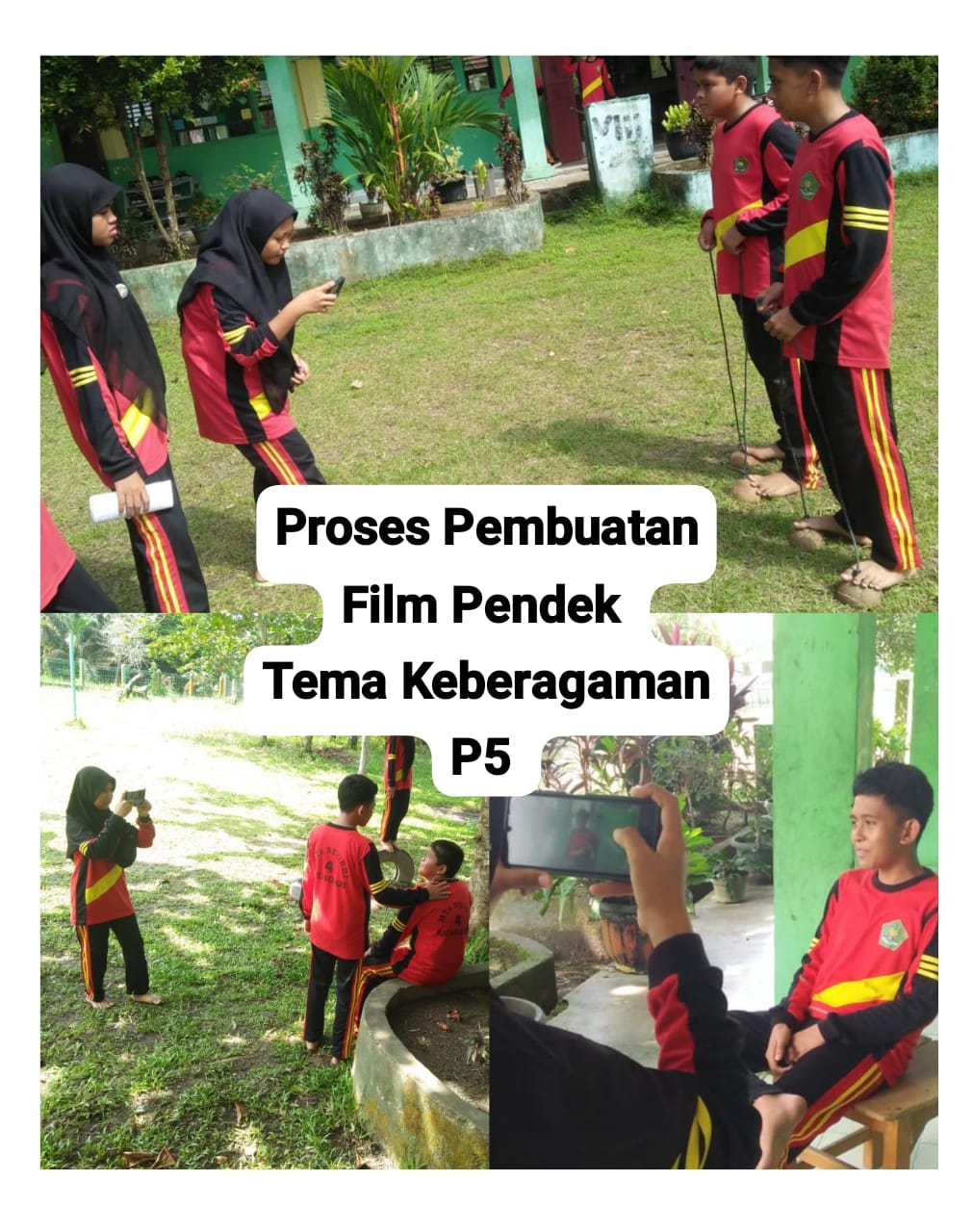 Aksi Kelas Tujuh Membuat Film Pendek