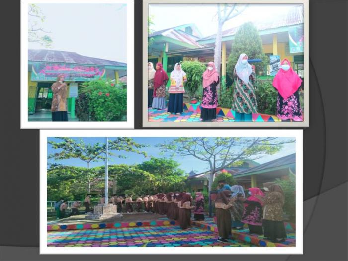 MTSN 4 BATANG HARI MELAKSANAKAN APEL PAGI BERSAMA PESERTA DIDIK