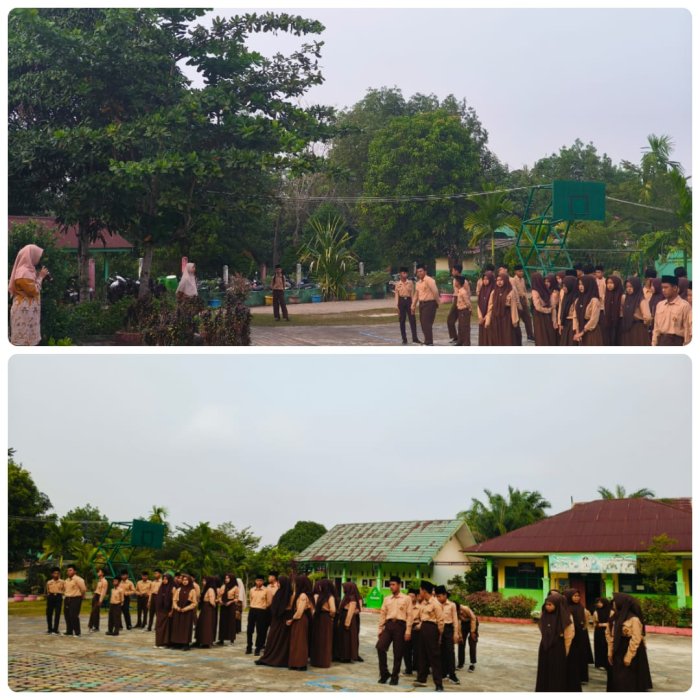 Pembelajaran Numerasi Bilangan Bulat di Lapangan MTsN 4 Batanghari, Siswa Antusias Mengikuti Kegiatan Pembelajaran Numerasi Bilangan Bulat di Lapangan MTsN 4 Batanghari, Siswa Antusias Mengikuti Kegiatan