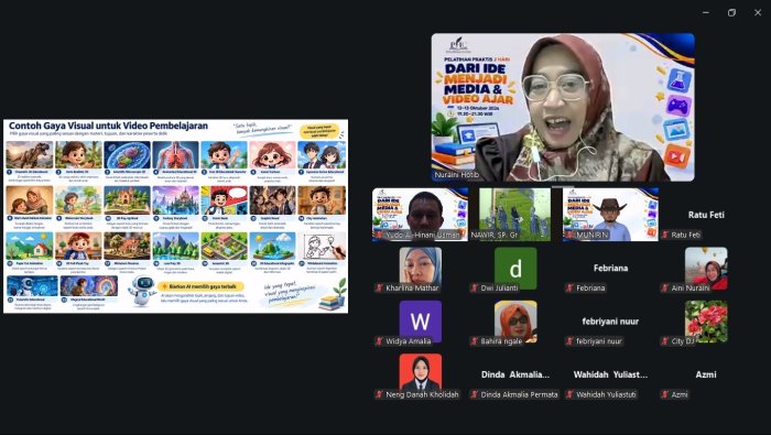 Racikan Video Pembelajaran Berbasis AI Perkaya Referensi dan Kompetensi Tenaga Pendidik MTsN 4 Batang Hari
