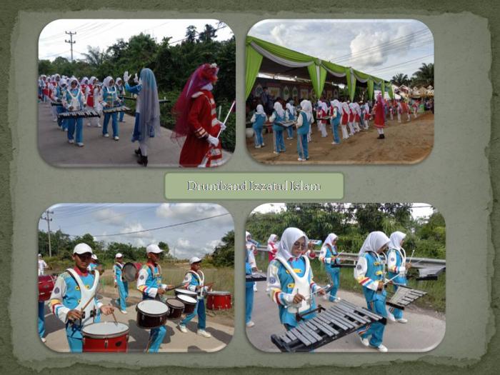 MERIAHKAN MTQ TINGKAT KECAMATAN MUARA BULIAN, DRUM BAND MTSN 4 BATANG HARI IKUTI PAWAI TAâ€™ARUF
