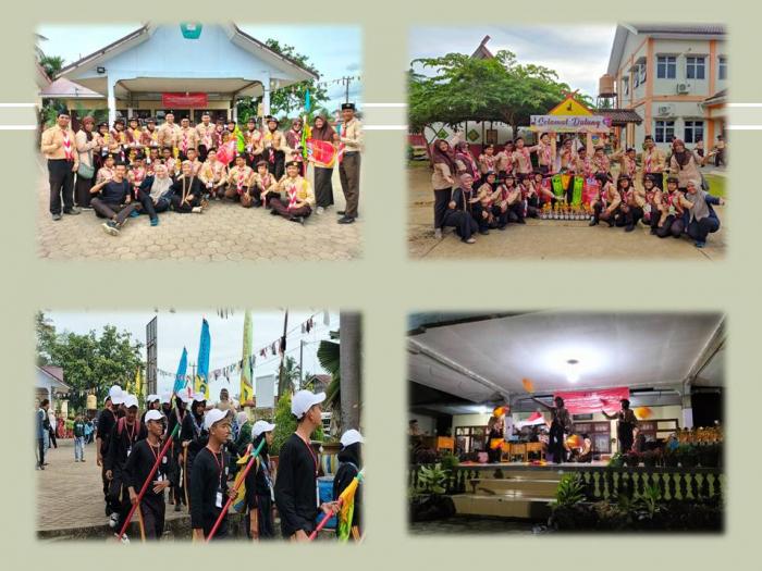 KEGIATAN PRAMUKA LT II MTS NEGERI 4 BATANG HARI MENDAPATKAN BANYAK PRESTASI 