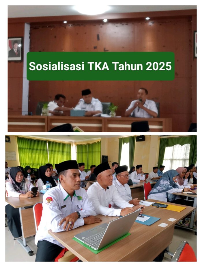 Kepala MTsN 4 Batang Hari Hadiri Sosialisasi TKA: Siap Tingkatkan Kualitas Pendidikan Madrasah