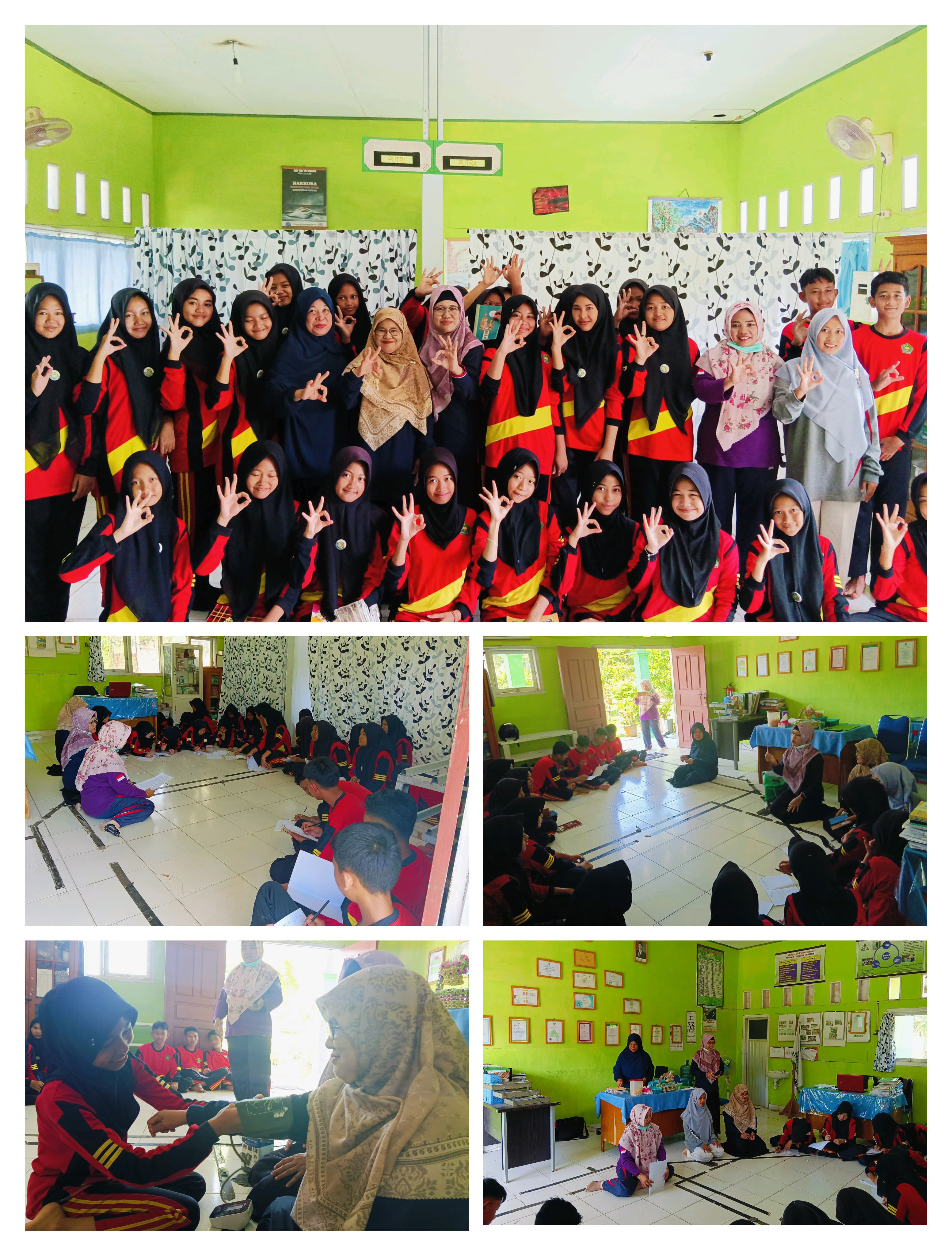 PEMBINAAN UKS: SISWA KELAS 7 DAN 8 DIBEKALI PENGETAHUAN KESEHATAN DAN PENANGANAN PINGSAN OLEH PUSKESMAS PENEROKAN