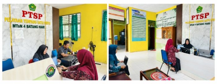 Pelayanan PTSP MTsN 4 Batang Hari Berlangsung dengan Tertib dan Ramah