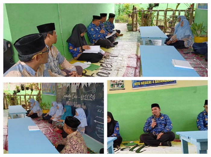 Kasi Pendidikan Madrasah Sampaikan Arahan Saat Monev Rencana Full Day School di MTsN 4 Batanghari