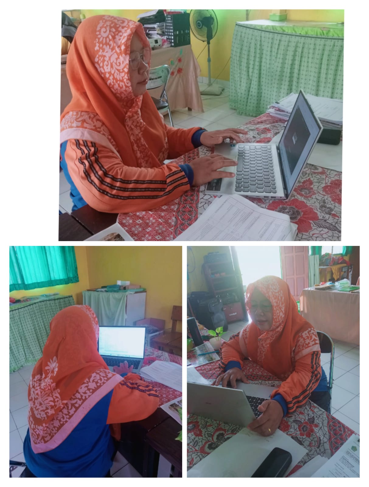 Ketua Tim ZI MTsN 4 Batanghari Input Dokumen Zona Integritas