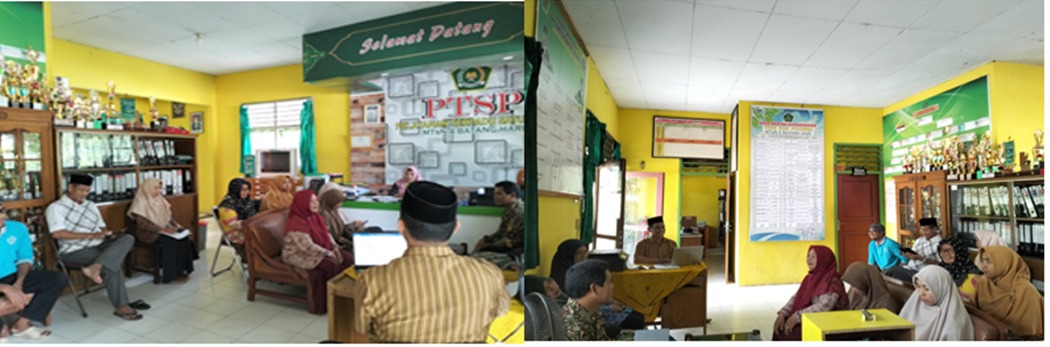 MTSN 4 BATANG HARI ADAKAN RAPAT PEMANTAPAN KEGIATANG MENJELANG HARI AMAL BAKTI