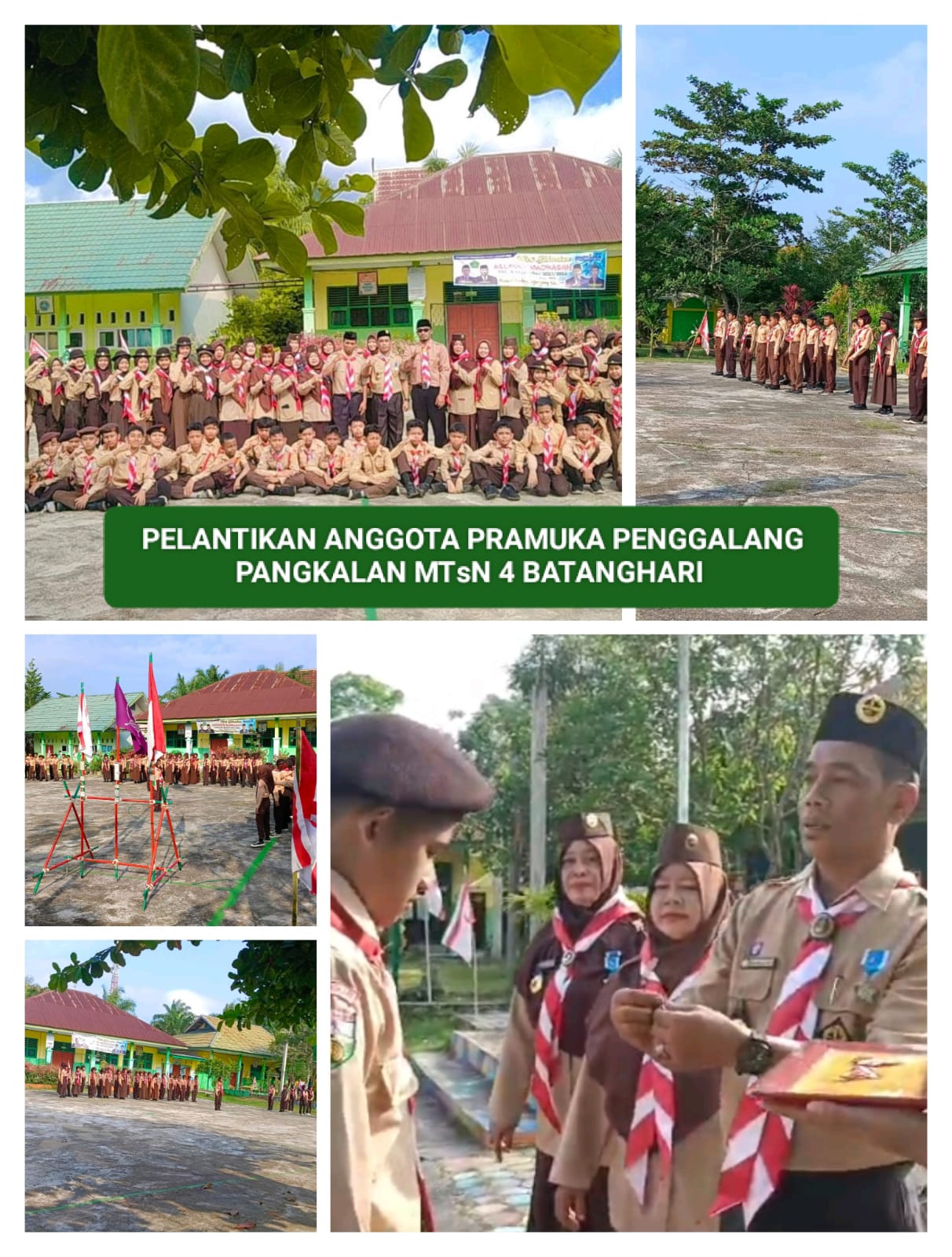 UPACARA PELANTIKAN PRAMUKA PENGGALANG GUDEP. 04. 115-116