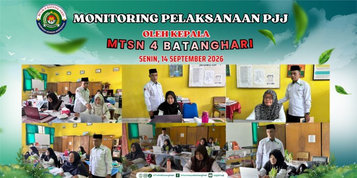 Kabut Asap Tak Kunjung Hilang, Semangat PJJ MTsN 4 Batang Hari Tetap Menyala
