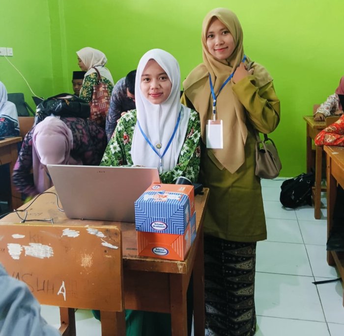 Peserta OBA 9 MTsN 4 Batang Hari Ikuti Olimpiade Bahasa Arab Tingkat Provinsi di PPM Al-Kinanah Jambi