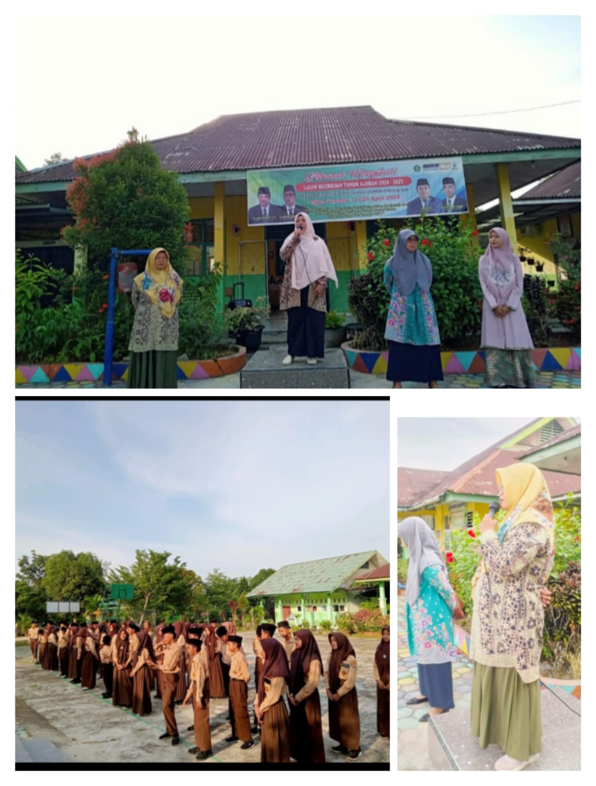 Wakil Kepala Bidang Kesiswaan Memimpin Apel Pagi, Berikan Motivasi kepada Siswa