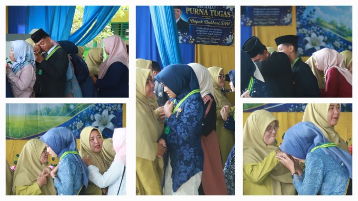 Haru dan Tangis Warnai Momen Salam Perpisahan Siswa Kelas IX MTsN 4 Batang Hari
