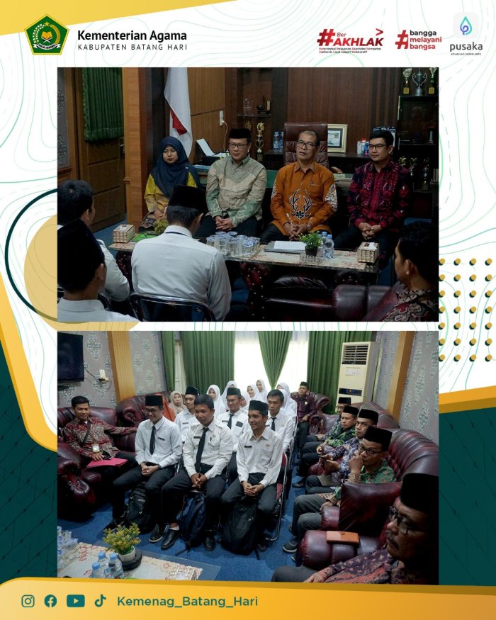 Kepala MTsN 4 Batang Hari Hadiri Monev Aktualisasi Latsar CPNS di Kankemenag Batang Hari