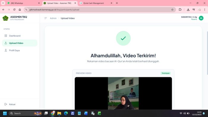 Langkah Nyata Peningkatan Mutu, Guru PAI MTsN 4 Batang Hari Ikuti Asesmen TBQ Langkah Nyata Peningkatan Mutu, Guru PAI MTsN 4 Batang Hari Ikuti Asesmen TBQ