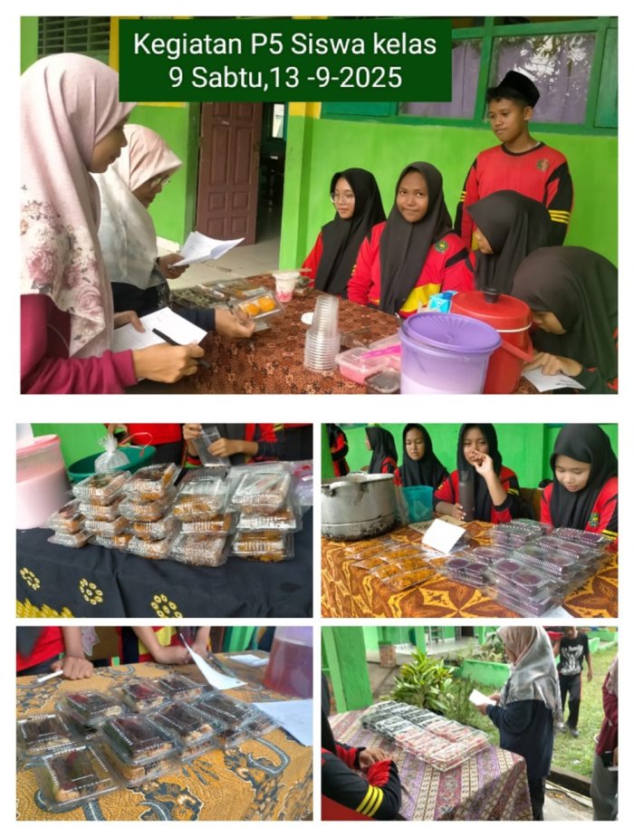 Kegiatan P5PRA  Bazar Kewirausahaan dengan Olahan Makanan Tradisional dari Umbi-umbian