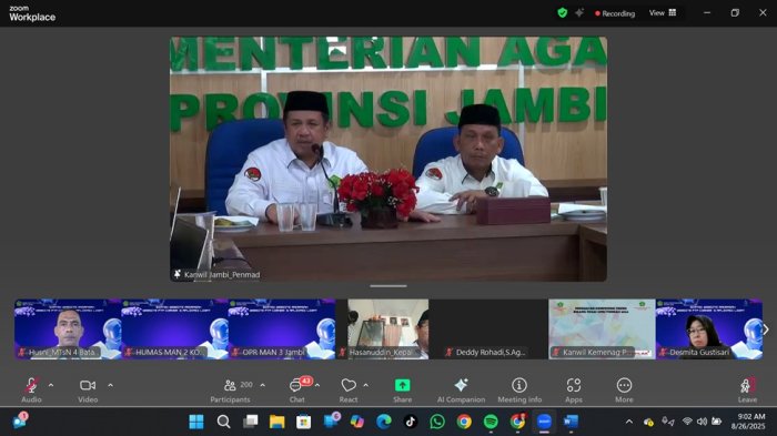 Kepala Madrasah Ikuti Bimtek Website Madrasah, Website PTP Corner, dan Aplikasi Ligat