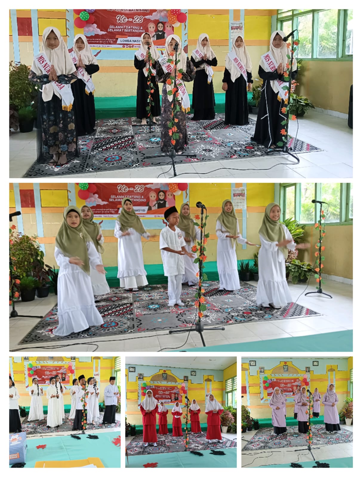 HUT ke-28 MTsN 4 BATANGHARI Mengadakan Lomba Nasyid Antar Sekolah Dasar (SD) 