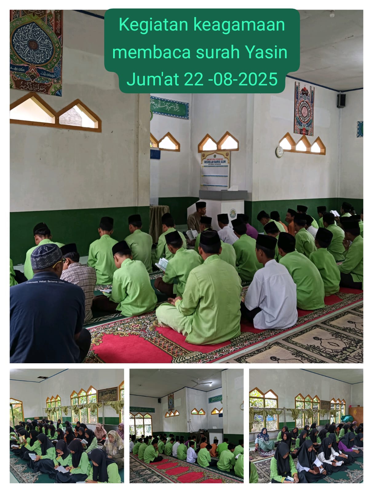Suasana Sejuk Iringi Pembacaan Yasin di Musholla Bahrul â€˜Ulum