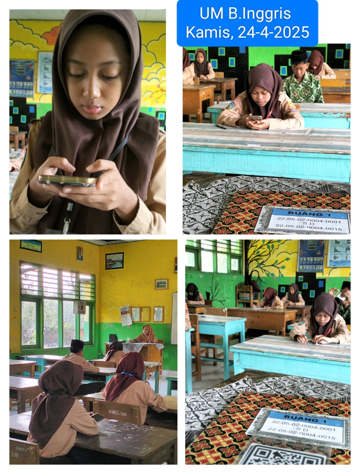 Hari ke empat,UM berjalan dengan lancar dan tertib. Hari ke empat,UM berjalan dengan lancar dan tertib.