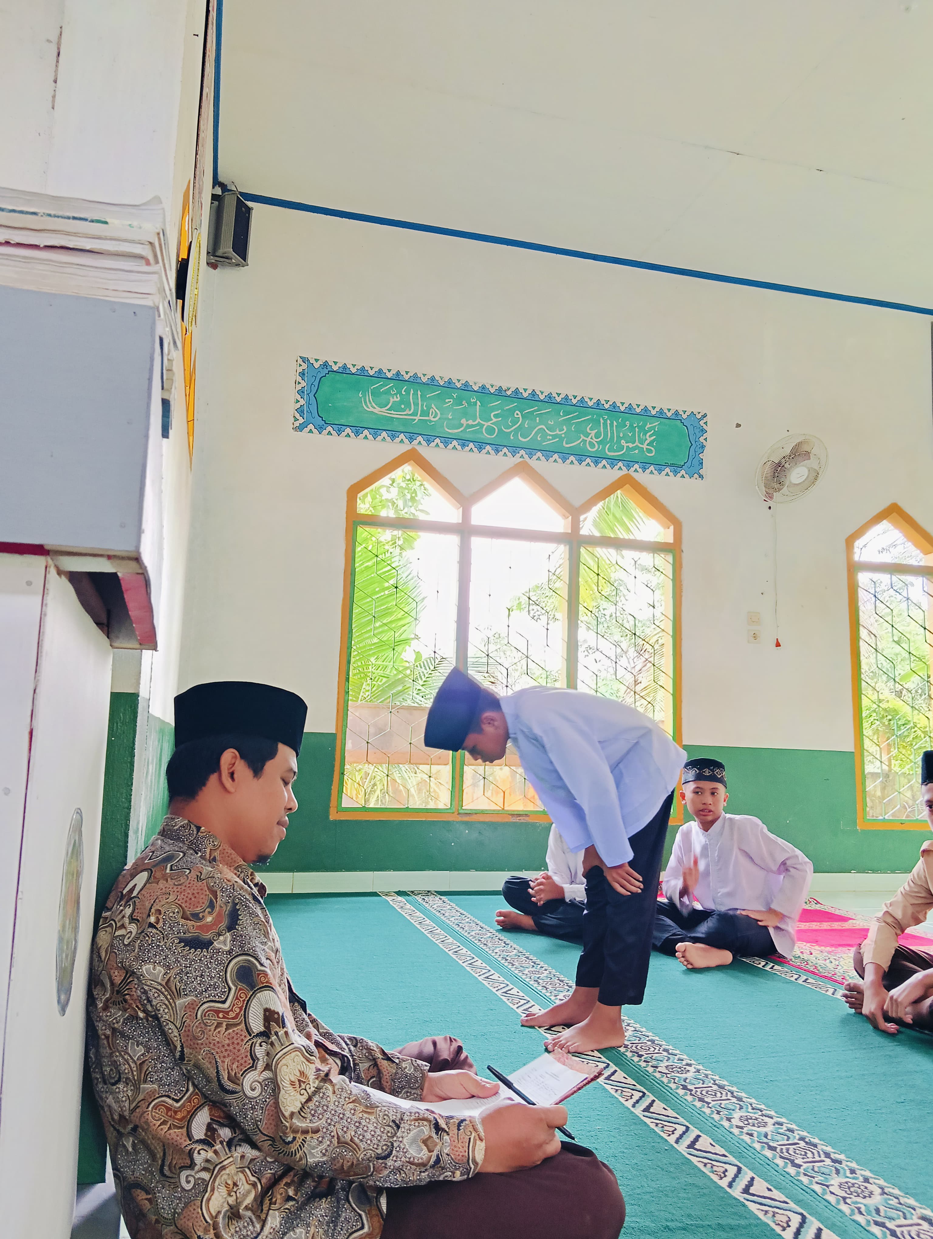 Tes Baca Al Qur'an dan Praktik Ibadah Calon Pesdik Baru 2025