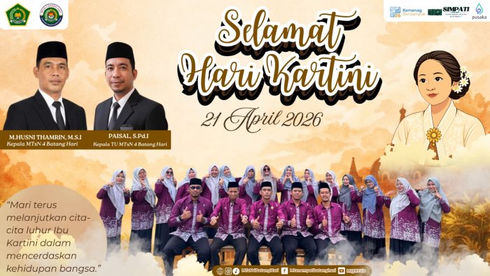 Mari Terus Melanjutkan Cita-Cita Luhur Ibu Kartini dalam Mencerdaskan Kehidupan Bangsa
