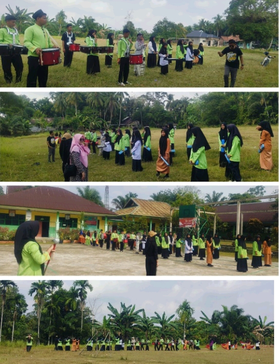 Drumband Izzatul Islam MTsN 4 Batanghari Melaksanakan Latihan Untuk Memeriahkan Perayaan Kemerdekaan Republik Indonesia. Drumband Izzatul Islam MTsN 4 Batanghari Melaksanakan Latihan Untuk Memeriahkan Perayaan Kemerdekaan Republik Indonesia.