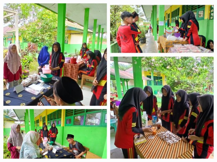 Siswa-Siswi Kelas 9 MTsN 4 Batanghari Gelar Bazar Market Day, Usung Tema Kewirausahaan dalam Proyek P5