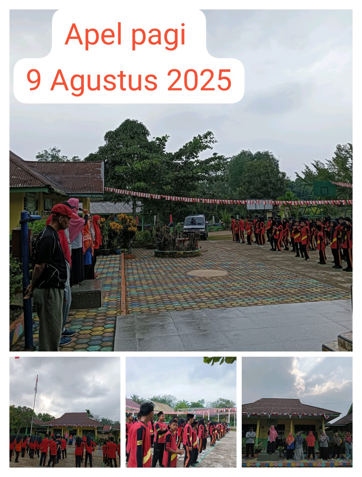 APEL PAGI SABTU DI MTSN 4 BATANGHARI TEKAN KEDISIPLINAN SISWA