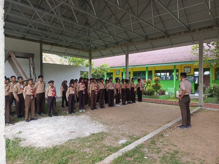 Ekstrakurikuler Pramuka MTsN 4 Batanghari Kembali Berlangsung, Siswa Semangat