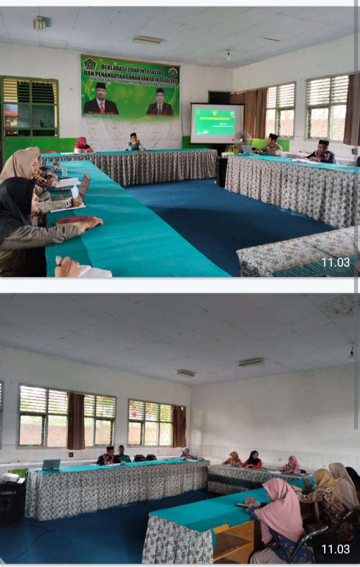Rapat Koordinasi GTK MTsN 4 Batanghari Pemantapan ZI.