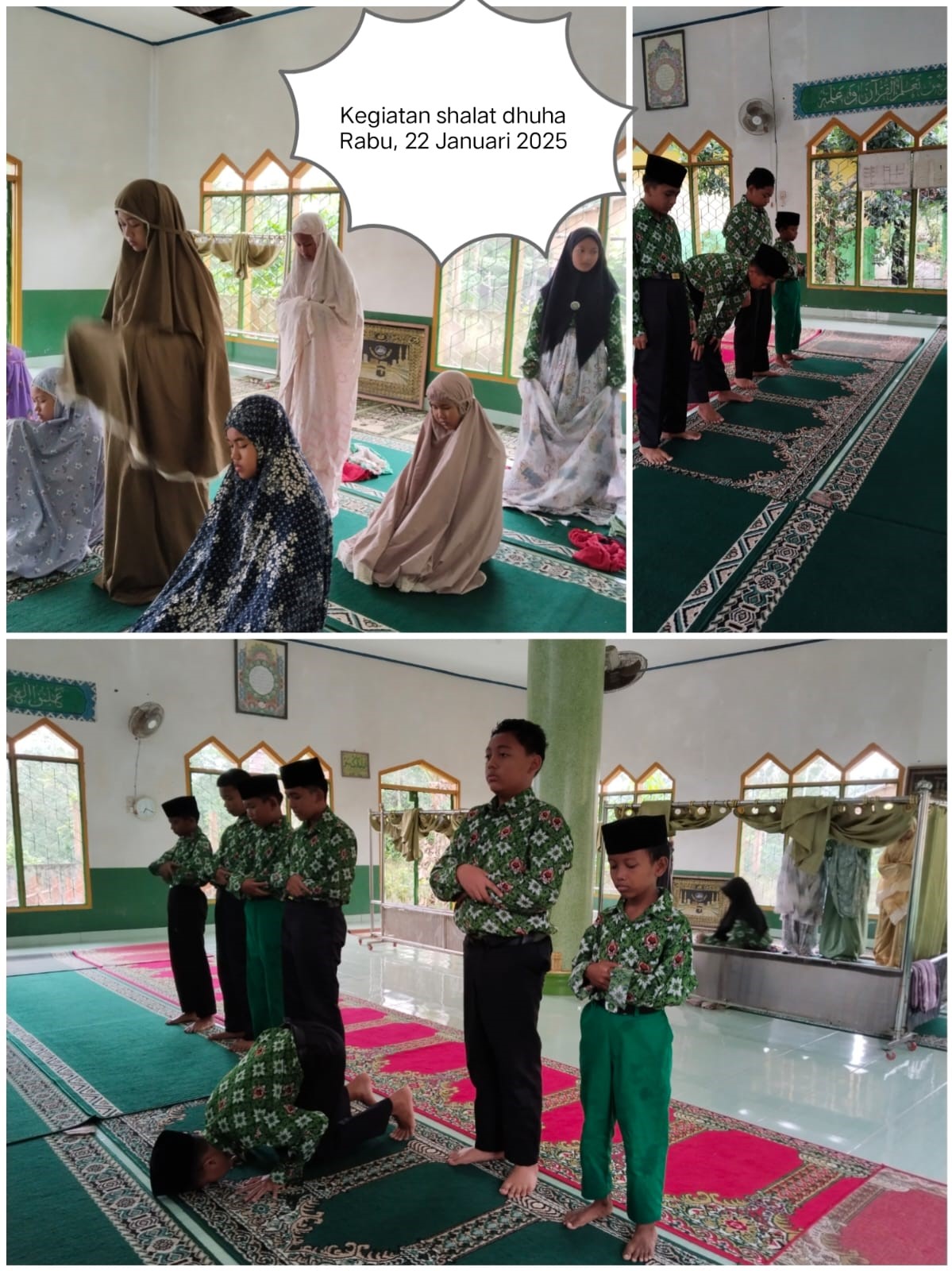 TERAPKAN PROGRAM PEMBIASAAN SHALAT DHUHA UNTUK MENINGKATKAN KARAKTER SPIRITUAL SISWA TERAPKAN PROGRAM PEMBIASAAN SHALAT DHUHA UNTUK MENINGKATKAN KARAKTER SPIRITUAL SISWA