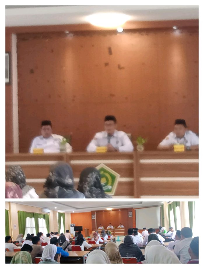 Kepala Madrasah Hadiri Rakor Pokjawas dan Kepala Madrasah di Kemenag Batang Hari