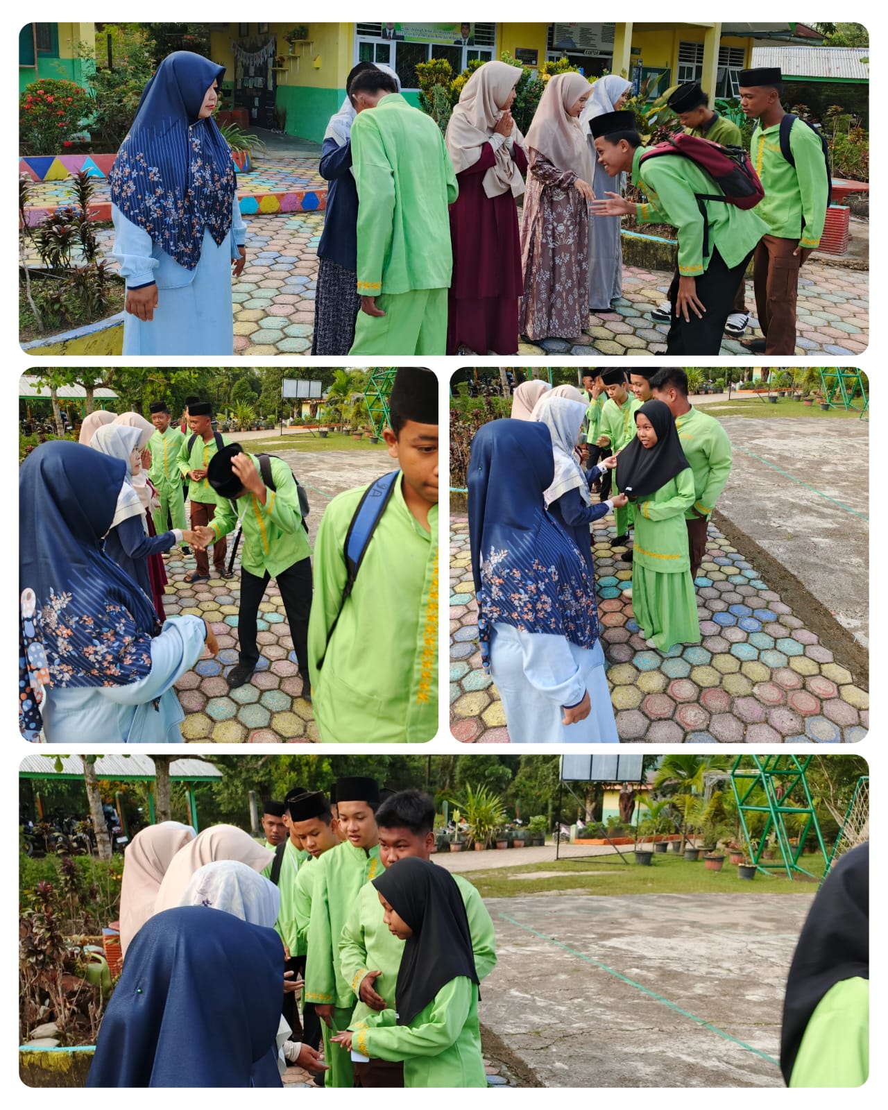 Apel UM Hari ke lima, Periksa Atribut dan kebersihan Siswa.